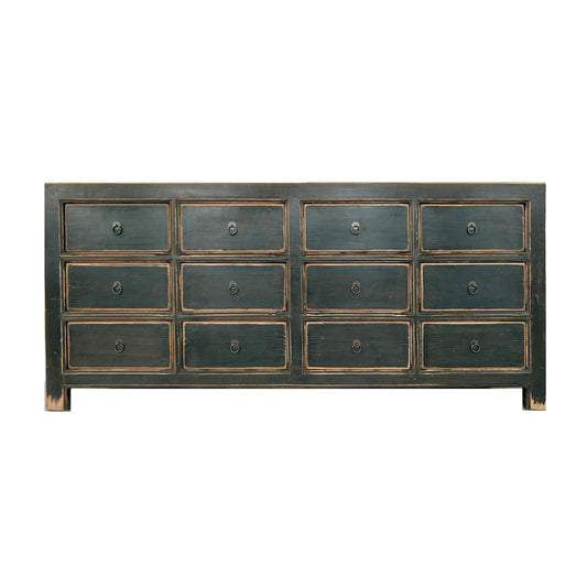 SHAYANG NGH007 CHINESE ANTIQUE SIDEBOARD BUFFET 12 DRAWERS
