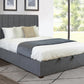SOMERSET GAS LIFT STORAGE KING  BED DARK GREY