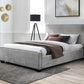 SPERLING FABRIC KING BED IN GREY