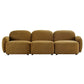 LORELEI  3-SEATER MODULAR SOFA CHENILLE TOFFEE COLOUR
