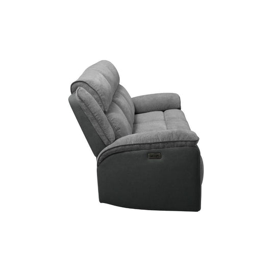 COLVOS 3-SEATER ELECTRIC RECLINER SOFA GRAPHITE COLOUR