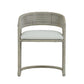FORSTER HAMPTON RATTAN DINING CHAIR IN WHITE