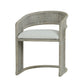 FORSTER HAMPTON RATTAN DINING CHAIR IN WHITE