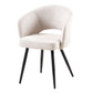 AIMAR FABRIC DINING CHAIR BEIGE COLOUR