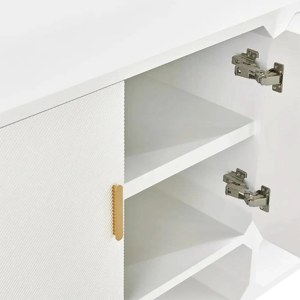 DELGARDO 4-DOOR BUFFET/SIDEBOARD WHITE