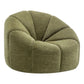 MADELEY CHENILLE SWIVEL OCCASIONAL CHAIR ARMCHAIR OLIVE