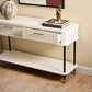 PEMBROKE 2-DRAWER CONSOLE TABLE/HALL TABLE WHITE