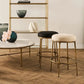 SOREN KITCHEN STOOL - BRASS /BLACK COTTON