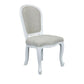 SHERBORNE WHITE  RUBBERWOOD DINING CHAIR