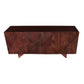 COMARO SOLID MANGO WOOD 2 DOOR BUFFET SIDEBOARD IN RICH WARM BROWN 177CM