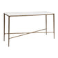 MELINA CONSOLE TABLE/HALL TABLE PINK MARBLE/GOLD STAINLESS STEEL