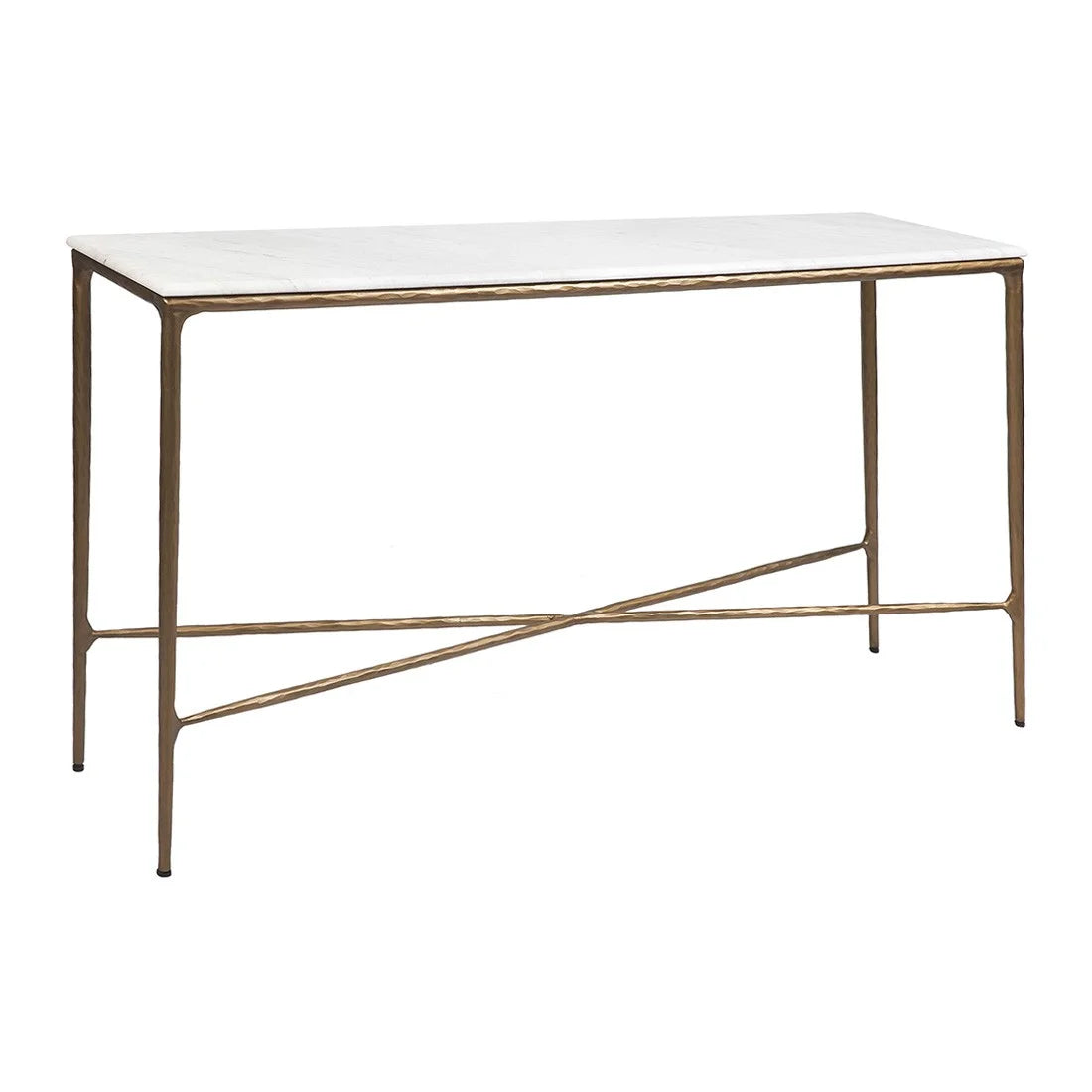 MELINA CONSOLE TABLE/HALL TABLE PINK MARBLE/GOLD STAINLESS STEEL
