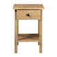 ZYLA 1-DRAWER 1-SHELF BEDSIDE TABLE RIVIERA OAK