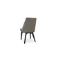 GYPSANA REAL LEATHER DINING CHAIR IN IRON COLOUR