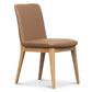 HARDIN LEATHER DINING CHAIR COGNAC/NATURAL