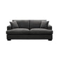 CLEMENTO HAMPTONS 2.5-SEATER LOUNGE SOFA IN DARK GREY - MyChocolateWood