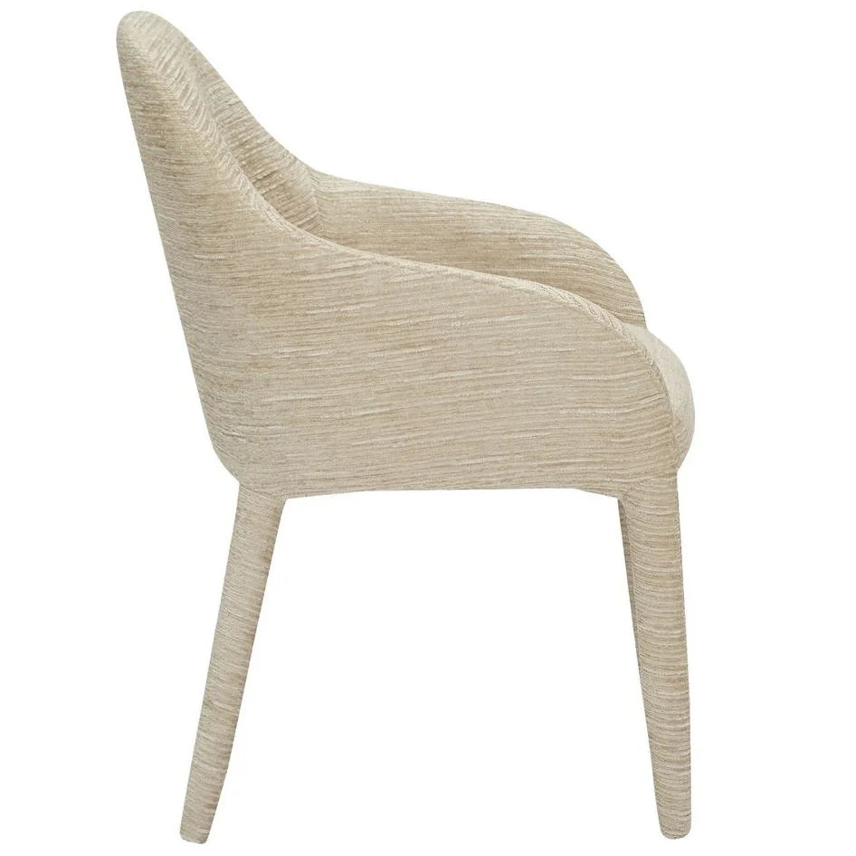 CHALMERS FABRIC DINING CHAIR BEIGE