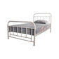 PICOLA KING SINGLE METAL BED WHITE
