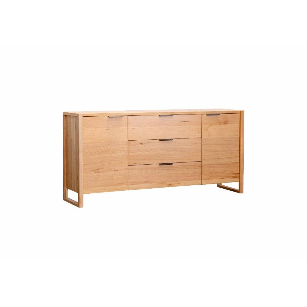 KIPLING MESSMATE TIMBER 2-DOOR 3-DRAWER BUFFET SIDEBOARD NATURAL