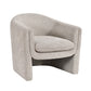 MAGNA CONTEMPORARY FABRIC ARMCHAIR /ACCENT CHAIR/OCCASIONAL CHAIR IN OAT
