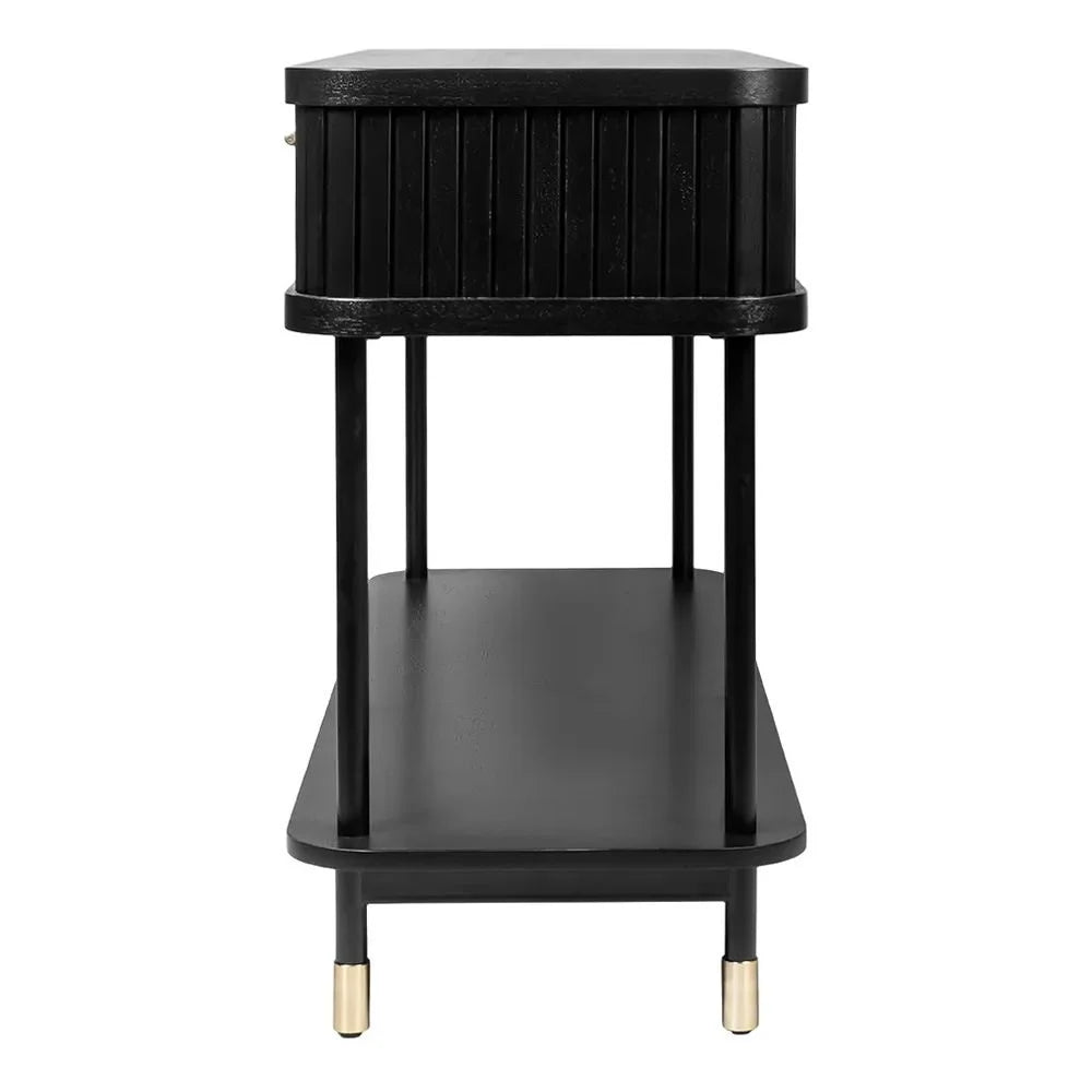 PEMBROKE 2-DRAWER CONSOLE TABLE/HALL TABLE BLACK
