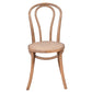ROYSTON BENTWOOD DINING CHAIR WITH RATTAN SEAT NATURAL