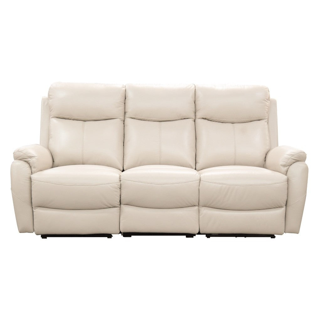 HAWES 3 PIECE ELECTRIC RECLINER 3-SEATER SOFA & 2 ARMCHAIRS SILVER COLOUR