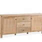 FERDI ELM VENEER/MDF BUFFET/SIDEBOARD 2 DOORS 3 DRAWERS 180CM NATURAL WASH