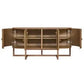ENNIS OAK & OAK VENEER BUFFET/SIDEBOARD WALNUT