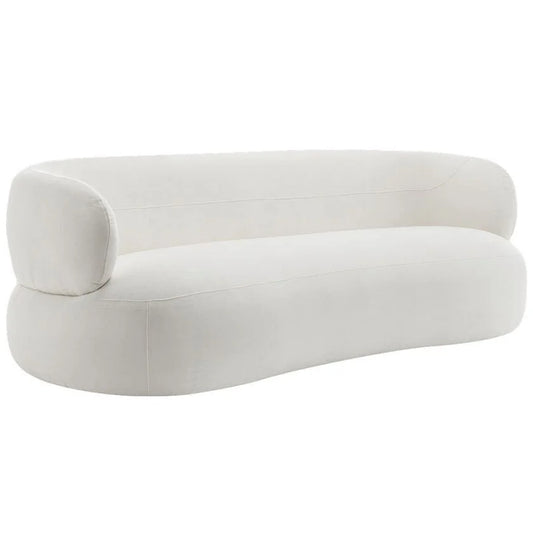 BEECHAM 3-SEATER CHENILLE SOFA WHITE