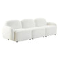 LORELEI  3-SEATER MODULAR SOFA CHENILLE - WHITE