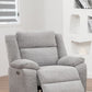 ALLOA FABRIC 1-SEATER ARMCHAIR ELECTRIC RECLINER SOFA GREY