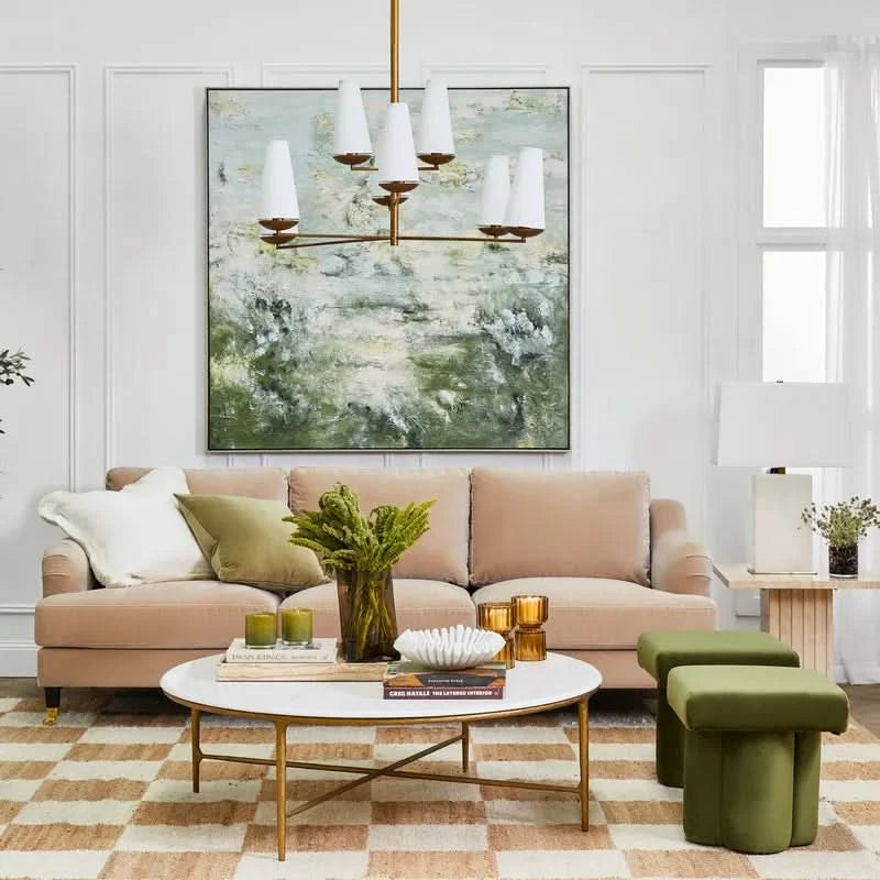 ORVIL-3-SEATER SOFA TAUPE VELVET