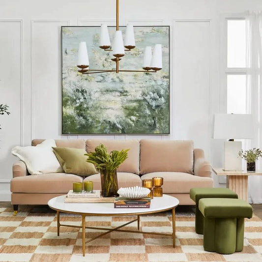 ORVIL-3-SEATER SOFA TAUPE VELVET