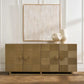 TALISA CONTEMPORARY 4-DOOR BUFFET/SIDEBOARD  ANTIQUE BRUSHED GOLD