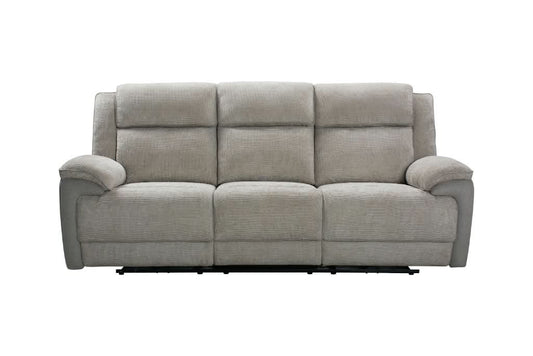COLVOS 3-SEATER ELECTRIC RECLINER SOFA OYSTER COLOUR