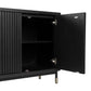 PEMBROKE HAMPTON STYLE 3-DOOR BUFFET/SIDEBOARD BLACK