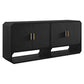 DELGARDO 4-DOOR BUFFET/SIDEBOARD BLACK