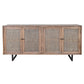 KUMBRIA RECLAIMED ELM TIMBER SANDBLAST SIDEBOARD/BUFFET  NATURAL