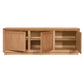CARLSON OAK  WOOD BUFFET/SIDEBOARD IN OAK COLOUR 200CM