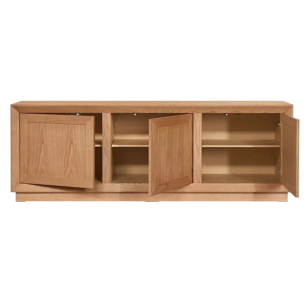CARLSON OAK  WOOD BUFFET/SIDEBOARD IN OAK COLOUR 200CM
