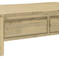 RIPLEY SOLID ACACIA TIMBER 2-DRAWER COFFEE TABLE BRUSHED SMOKE