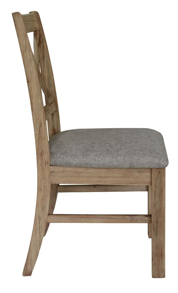 DEVONSHIRE ACACIA TIMBER DINING CHAIR BRUSHED KHAKI