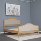 FAIRFAX SOLID OAK KING BED NATURAL