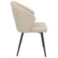 DARLA HAMPTON FABRIC DINING CHAIR BEIGE