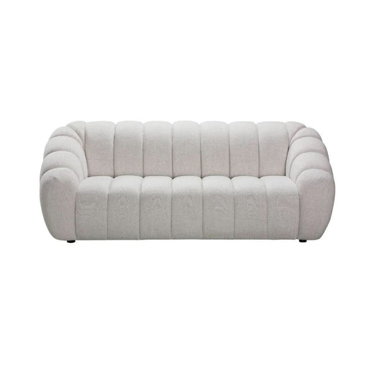 BRIELLE FABRIC 3-SEATER SOFA BEIGE