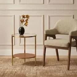 IRVINE FABRIC DINING CHAIR SOLID WALNUT COLOURED TIMBER FRAME/ FIELD BROWN COLOUR UPHOLSTERY