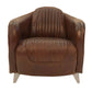 PINTO VINTAGE  LEATHER ARMCHAIR TOP GRAIN COW HIDE