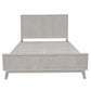 NOVAK SOLID ACACIA KING BED WHITEWASHED