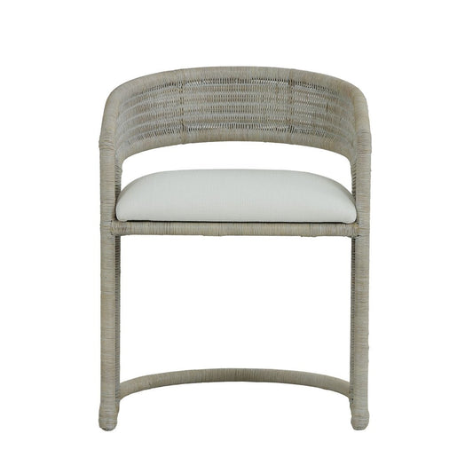FORSTER RATTAN DINING CHAIR  IN NATURAL OR WHITE